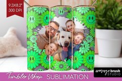 Groovy Photo Tumbler PNG - Flowers Picture Tumbler Wrap Product Image 1
