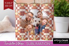 Groovy Photo Tumbler PNG - Flowers Picture Tumbler Wrap Product Image 1