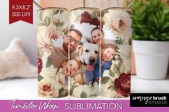Flowers Photo Tumbler PNG - Floral Picture Tumbler Wrap Product Image 1