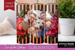 Flowers Photo Tumbler PNG - Floral Picture Tumbler Wrap Product Image 1