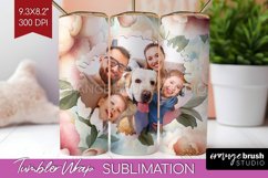 Flowers Photo Tumbler PNG - Floral Picture Tumbler Wrap Product Image 1