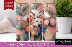Flowers Photo Tumbler PNG - Floral Picture Tumbler Wrap Product Image 1