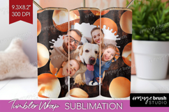Rose Gold Photo Tumbler PNG - Abstract Picture Tumbler Wrap Product Image 1