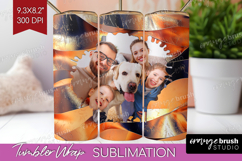 Rose Gold Photo Tumbler PNG - Abstract Picture Tumbler Wrap Product Image 1