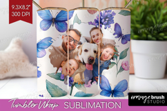 Floral Photo Tumbler PNG - Sping Flowers Picture Tumbler Product Image 1