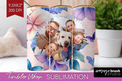 Floral Photo Tumbler PNG - Sping Flowers Picture Tumbler Product Image 1