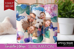 Floral Photo Tumbler PNG - Sping Flowers Picture Tumbler Product Image 1