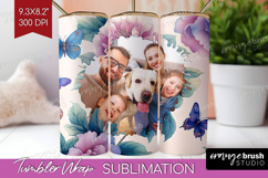 Floral Photo Tumbler PNG - Sping Flowers Picture Tumbler Product Image 1