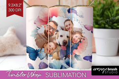 Floral Photo Tumbler PNG - Sping Flowers Picture Tumbler Product Image 1