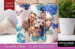 Floral Photo Tumbler PNG - Sping Flowers Picture Tumbler Product Image 1