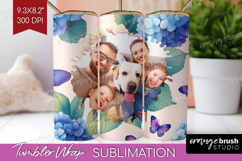 Floral Photo Tumbler PNG - Sping Flowers Picture Tumbler Product Image 1