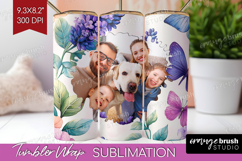 Floral Photo Tumbler PNG - Sping Flowers Picture Tumbler Product Image 1