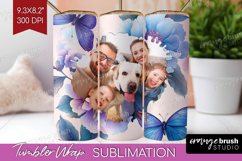 Floral Photo Tumbler PNG - Sping Flowers Picture Tumbler Product Image 1