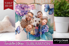 Floral Photo Tumbler PNG - Sping Flowers Picture Tumbler Product Image 1