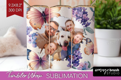 Floral Photo Tumbler PNG - Sping Flowers Picture Tumbler Product Image 1