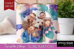 Floral Photo Tumbler PNG - Sping Flowers Picture Tumbler Product Image 1