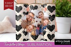 Valentines Day Photo Tumbler PNG - Heart Picture Tumbler Product Image 1