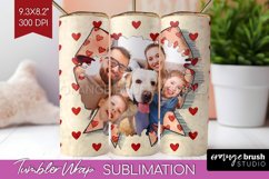 Valentines Day Photo Tumbler PNG - Heart Picture Tumbler Product Image 1