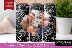 Valentines Day Photo Tumbler PNG - Heart Picture Tumbler Product Image 1