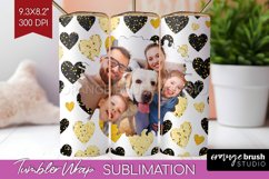 Valentines Day Photo Tumbler PNG - Heart Picture Tumbler Product Image 1