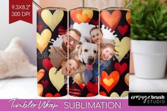 Valentines Day Photo Tumbler PNG - Heart Picture Tumbler Product Image 1