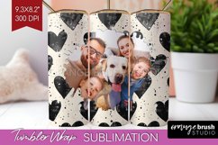 Valentines Day Photo Tumbler PNG - Heart Picture Tumbler Product Image 1
