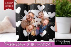 Valentines Day Photo Tumbler PNG - Heart Picture Tumbler Product Image 1