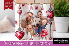 Valentines Day Photo Tumbler PNG - Heart Picture Tumbler Product Image 1