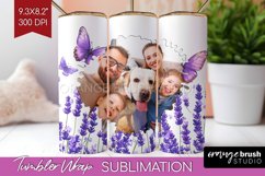 Wildflowers Photo Tumbler PNG - Floral Picture Tumbler Wrap Product Image 1
