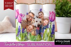 Wildflowers Photo Tumbler PNG - Floral Picture Tumbler Wrap Product Image 1