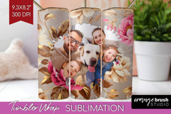 Floral Photo Tumbler PNG - Peony Flower Picture Tumbler Wrap Product Image 1