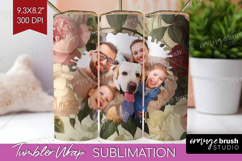 Floral Photo Tumbler PNG - Peony Flower Picture Tumbler Wrap Product Image 1