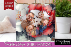 Floral Photo Tumbler PNG - Peony Flower Picture Tumbler Wrap Product Image 1