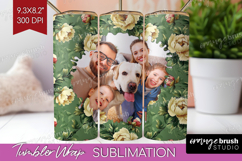 Floral Photo Tumbler PNG - Peony Flower Picture Tumbler Wrap Product Image 1