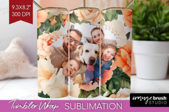 Floral Photo Tumbler PNG - Peony Flower Picture Tumbler Wrap Product Image 1