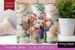 Floral Photo Tumbler PNG - Peony Flower Picture Tumbler Wrap Product Image 1