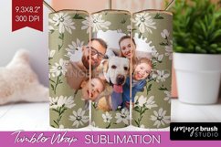 Flowers Photo Tumbler PNG - Vintage Floral Picture Tumbler Product Image 1