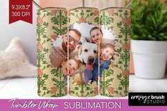 Flowers Photo Tumbler PNG - Vintage Floral Picture Tumbler Product Image 1