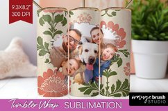 Flowers Photo Tumbler PNG - Vintage Floral Picture Tumbler Product Image 1