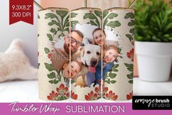 Flowers Photo Tumbler PNG - Vintage Floral Picture Tumbler Product Image 1