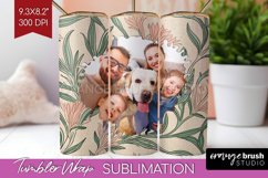 Flowers Photo Tumbler PNG - Vintage Floral Picture Tumbler Product Image 1