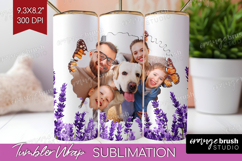 Wildflowers Photo Tumbler PNG - Summer Flowers Picture Wrap Product Image 1