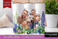 Wildflowers Photo Tumbler PNG - Summer Flowers Picture Wrap Product Image 1