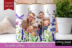 Wildflowers Photo Tumbler PNG - Summer Flowers Picture Wrap Product Image 1