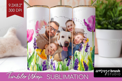 Wildflowers Photo Tumbler PNG - Summer Flowers Picture Wrap Product Image 1