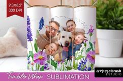Wildflowers Photo Tumbler PNG - Summer Flowers Picture Wrap Product Image 1