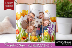 Wildflowers Photo Tumbler PNG - Summer Flowers Picture Wrap Product Image 1