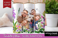Wildflowers Photo Tumbler PNG - Summer Flowers Picture Wrap Product Image 1