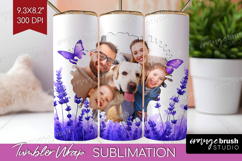 Wildflowers Photo Tumbler PNG - Summer Flowers Picture Wrap Product Image 1