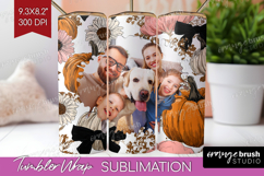 Pumpkun Photo Tumbler PNG - Fall Picture Tumbler Wrap Product Image 1